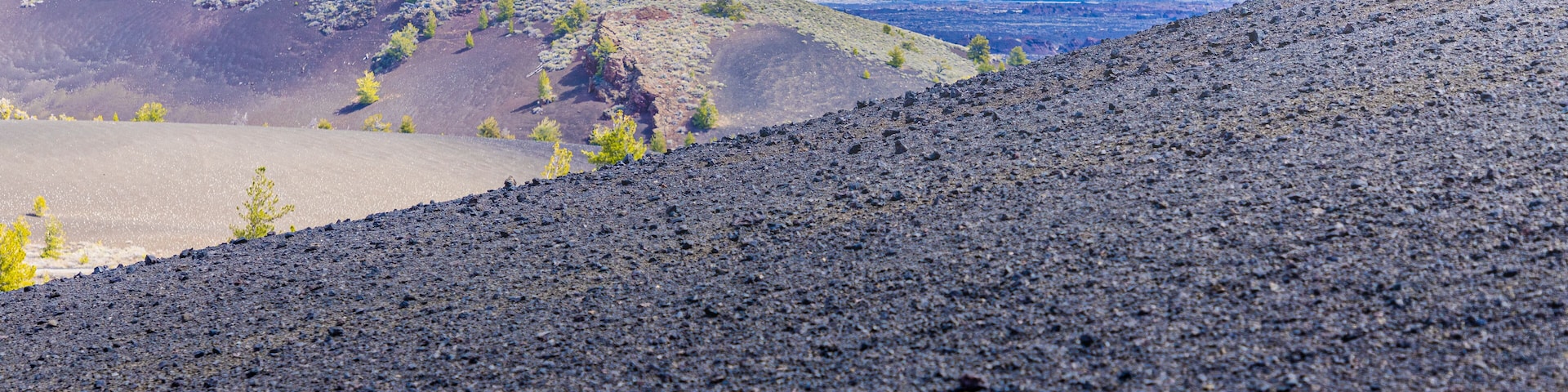 Title: The Volcanic Layers of Craters of the Moon National Monument Location: Arco, Idaho