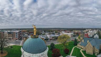 Aerial Landscape of Somerville New Jersey