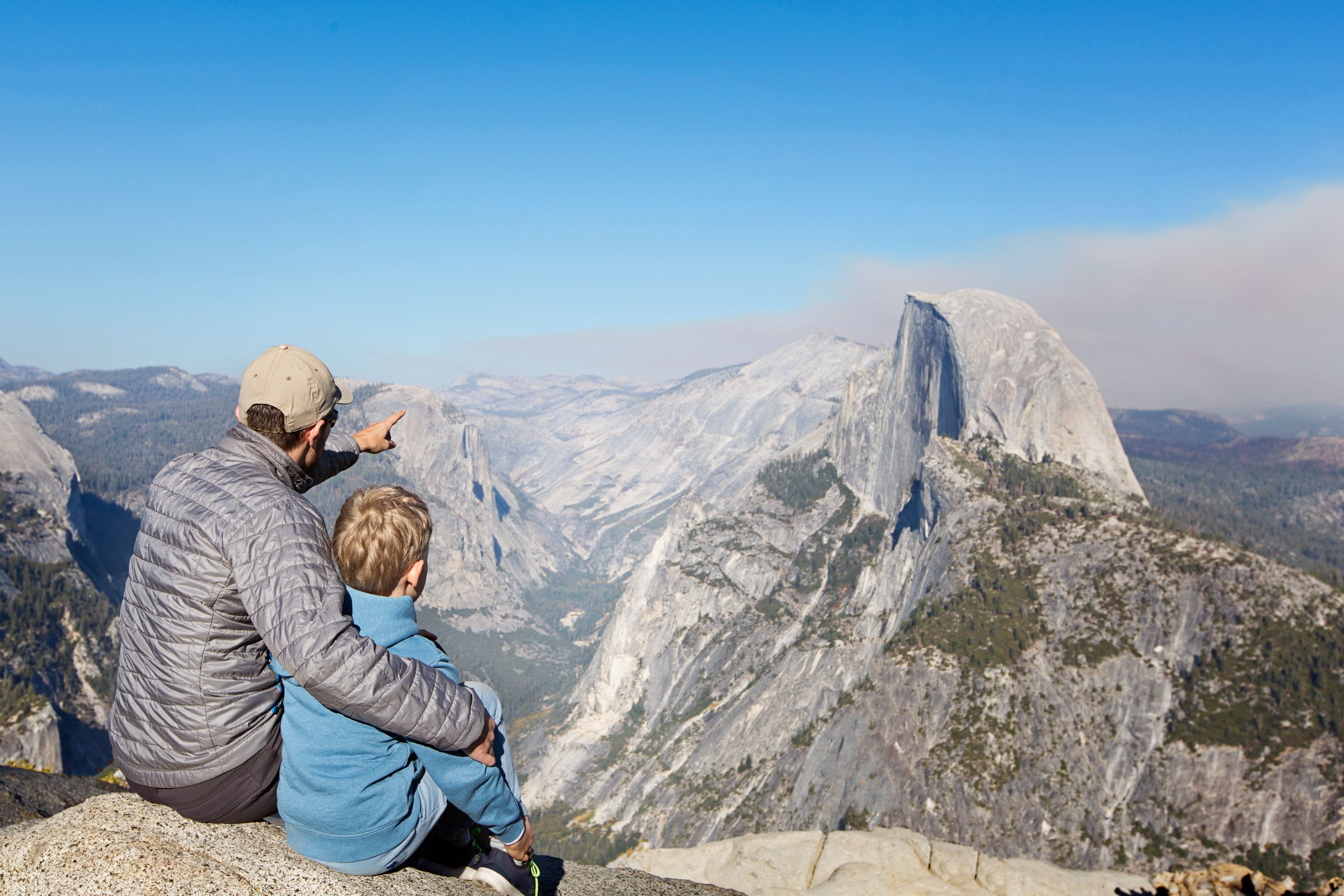 family in yosemite
