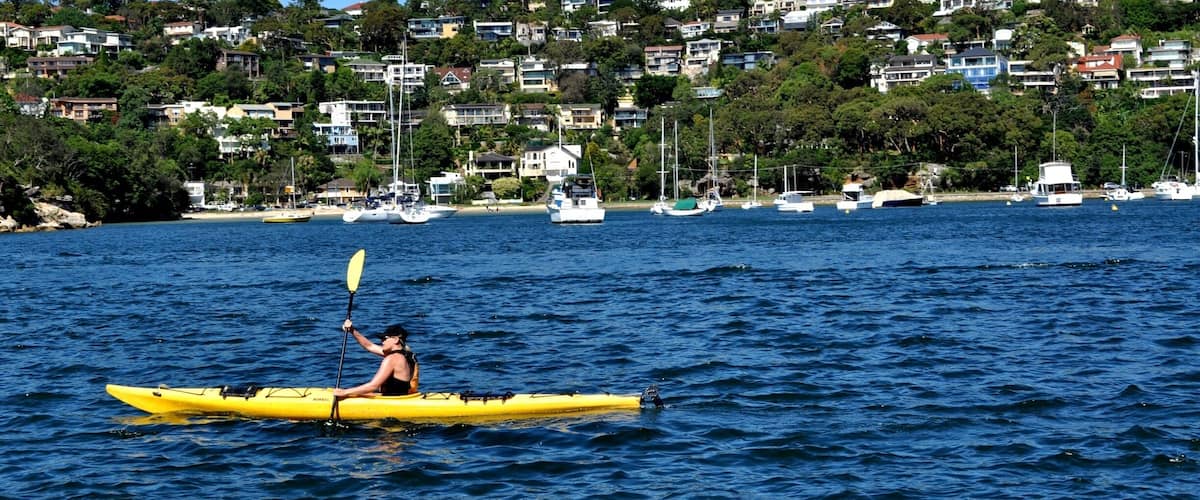 Discover Sydney from the water with Sydney Kayaks, The Spit.