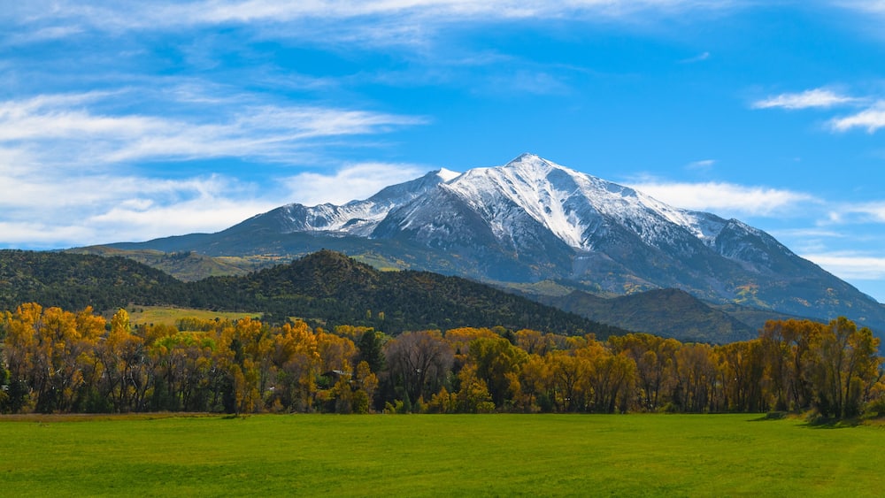 Beautiful Fall Colors Mount Sopris Colorado Elk Mountains , Shutterstock ID 230115871, purchase_order: SP-1269 HA 2018 Batch 1, Order: , client: , other: