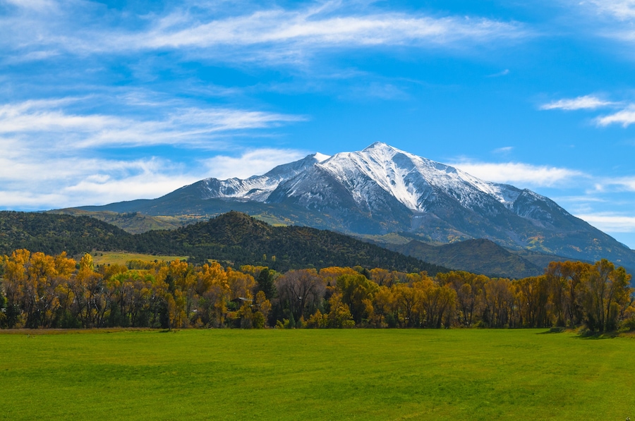 Beautiful Fall Colors Mount Sopris Colorado Elk Mountains , Shutterstock ID 230115871, purchase_order: SP-1269 HA 2018 Batch 1, Order: , client: , other:
