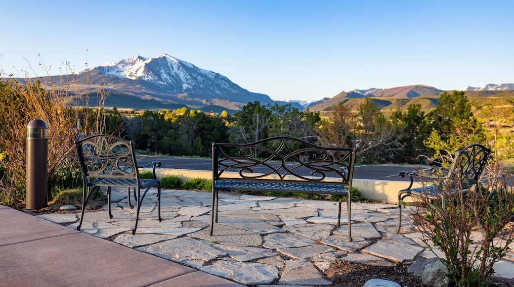 Beautiful view of mountain Sopris Aspen Glen Colorado