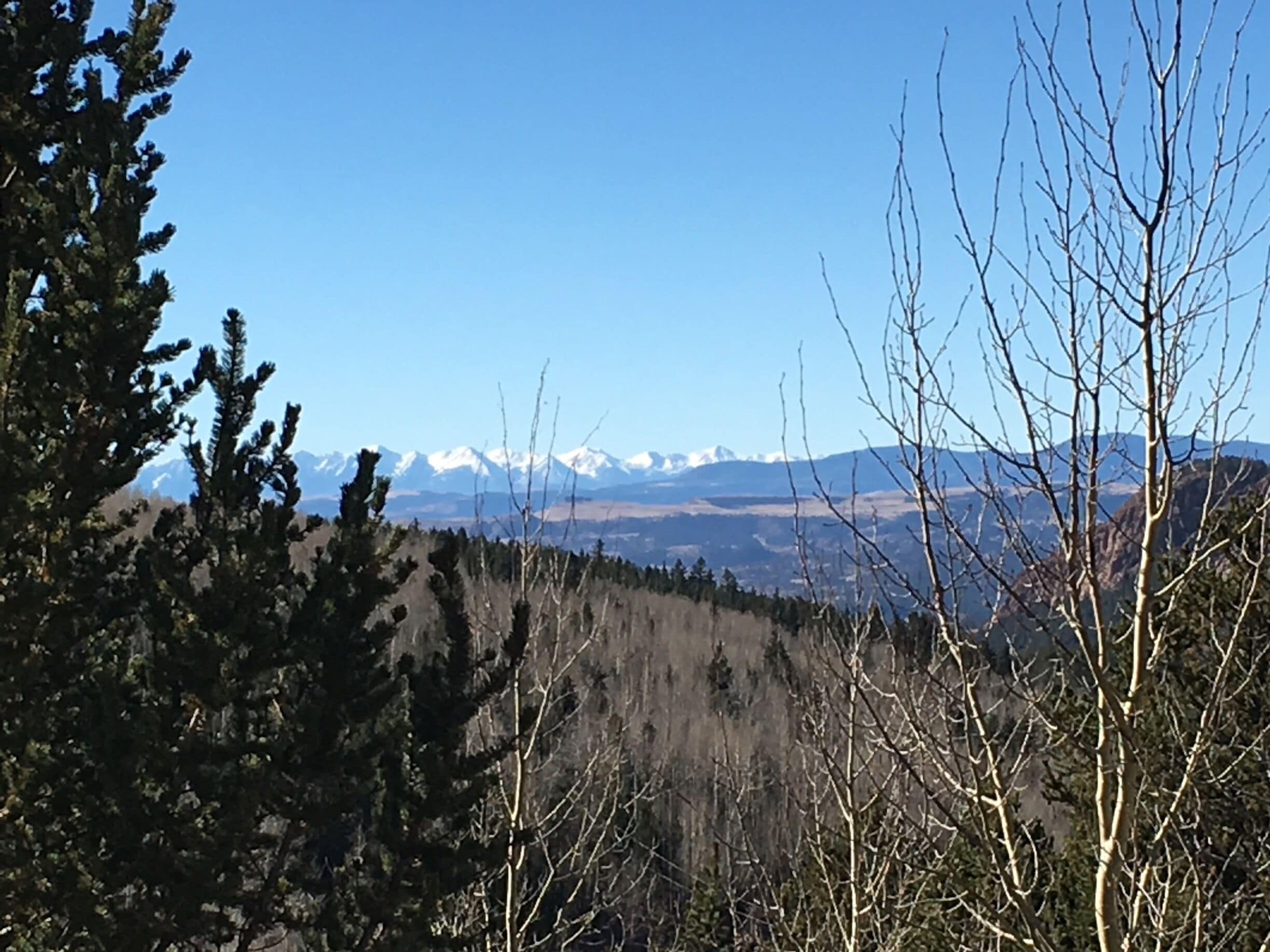 View of the 14ners from my new favorite spot!