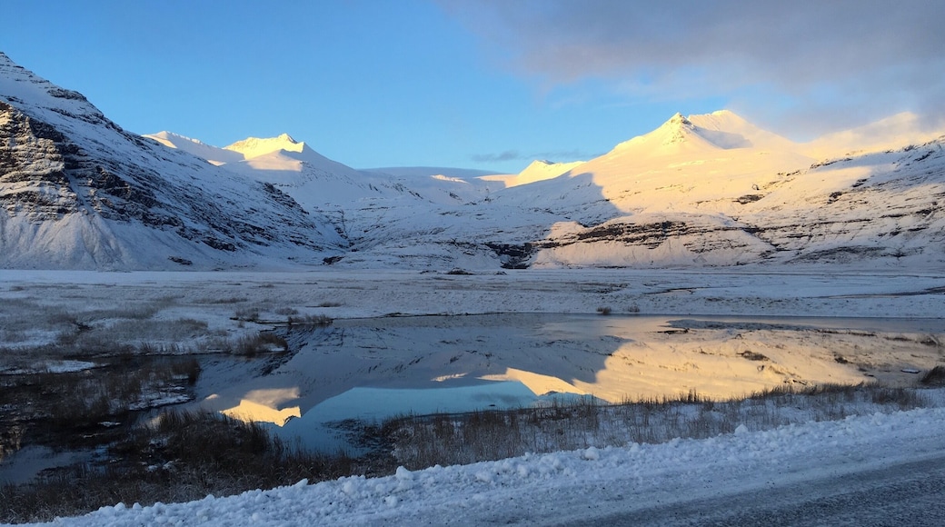 While many people say do not drive in Iceland winters, we did it anyway. While driving on Icelandic roads there are many wonderful views. I simply captured this picture with no effort needed. Highly recommend taking a trip to Iceland especially now that WOW airs is making so affordable.