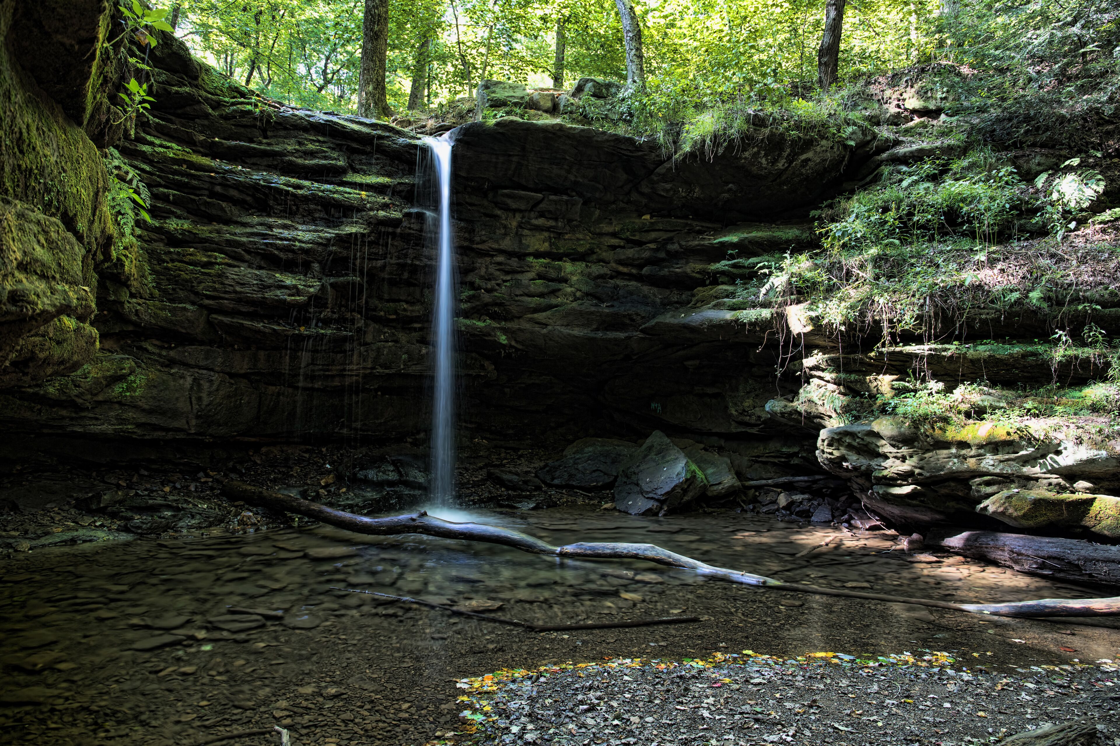 One of the many falls in Dundee, state park.