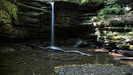 One of the many falls in Dundee, state park.