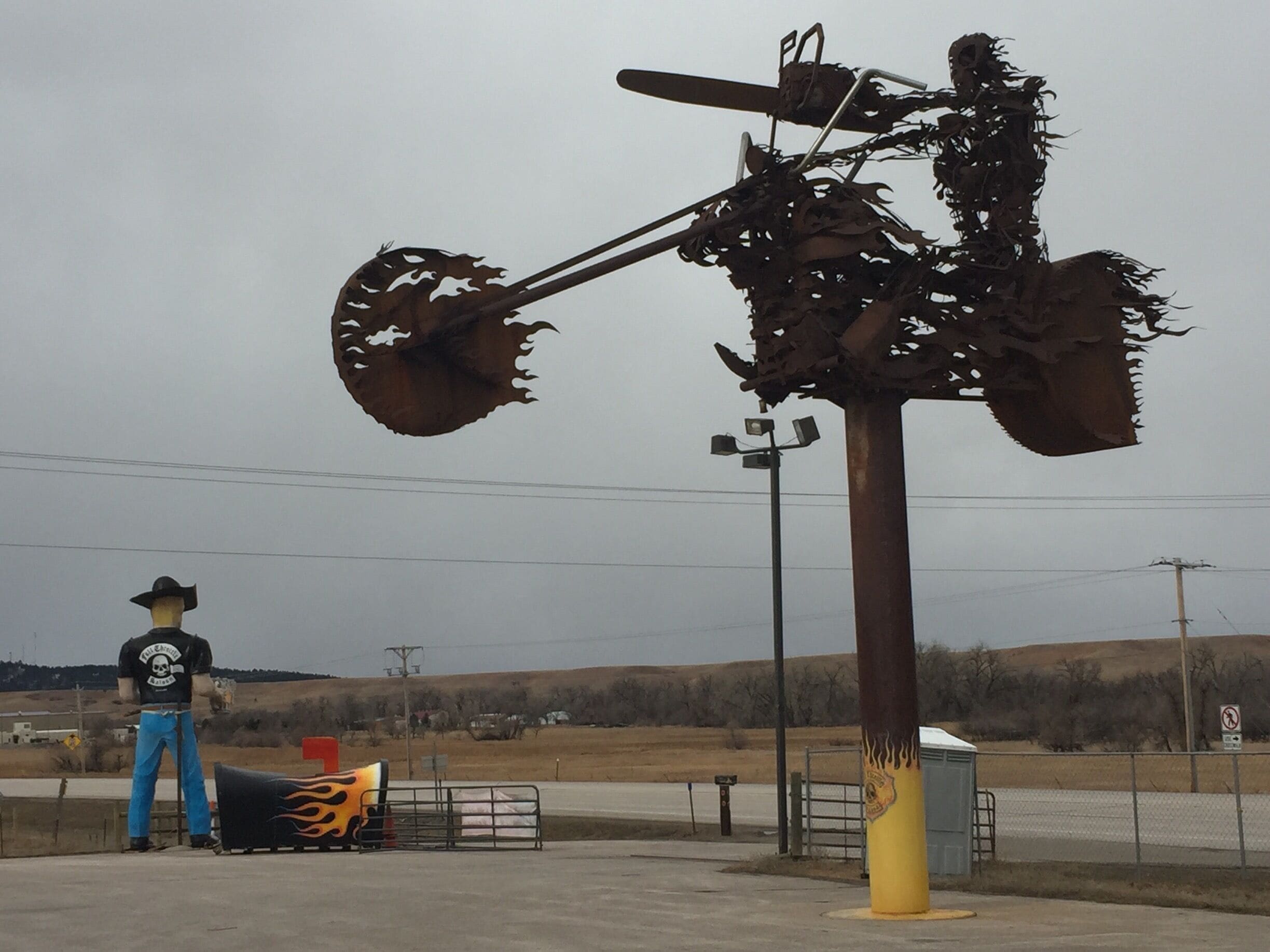 Full Throttle saloon after fire.