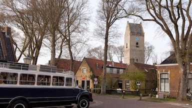 Island of Ameland (Friesland/Fryslan, The Netherlands): bell tower of Nes (Klokkentoren van Nes)