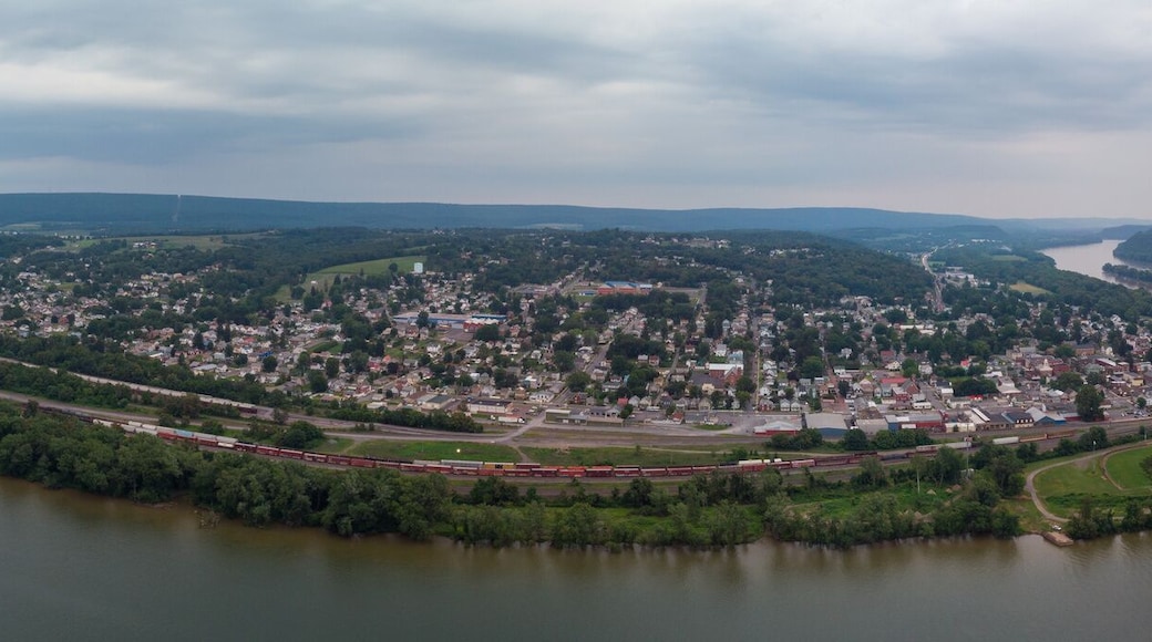 Aerial View of Northumberland and Sunbury