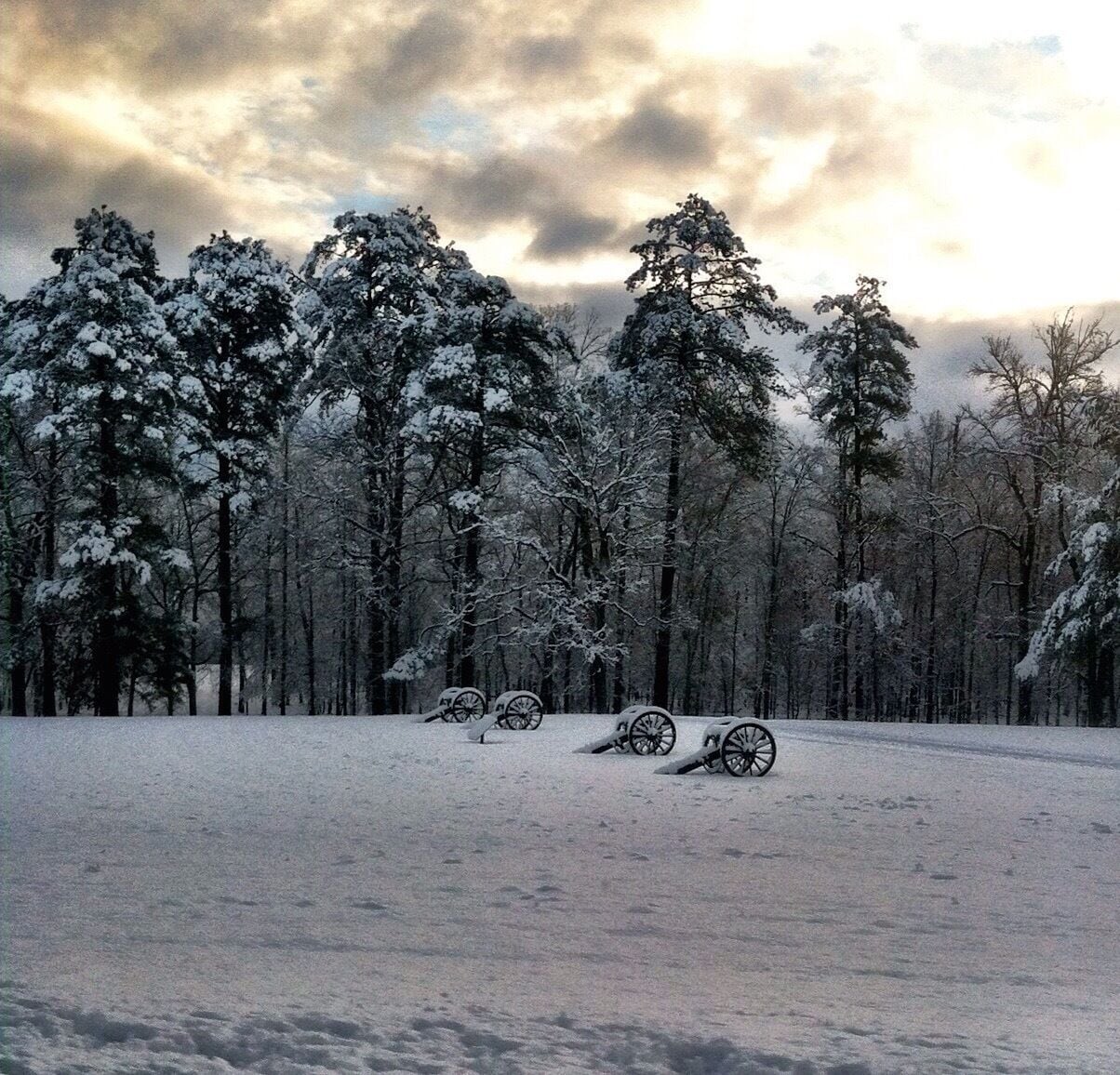 A great place to walk around and learn a bit of history. #snow