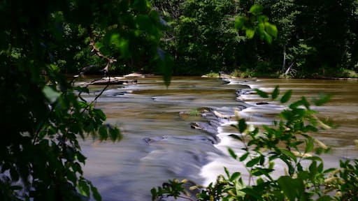Sweetwater Creek Tumbles Gently Over a Span of Stones.
