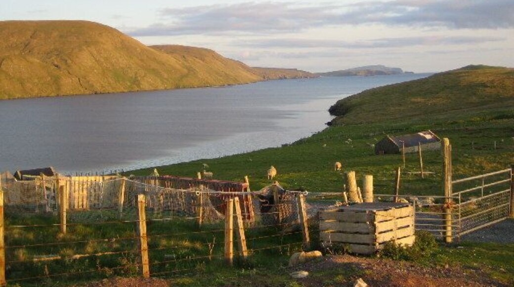 Clift Sound from East Burra, Shetland, Scotland