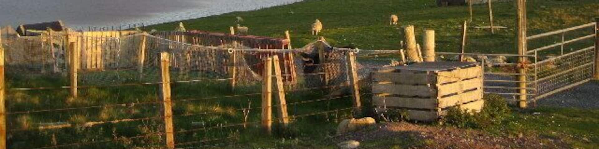 Clift Sound from East Burra, Shetland, Scotland