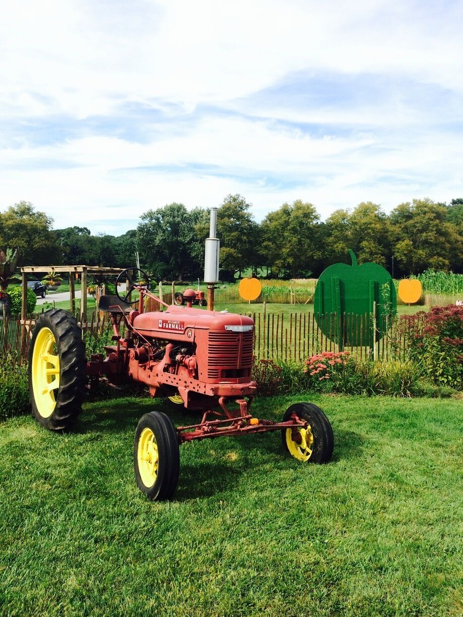 Gettin the farm ready for the fall festivities!!
#fall2014#tractors
