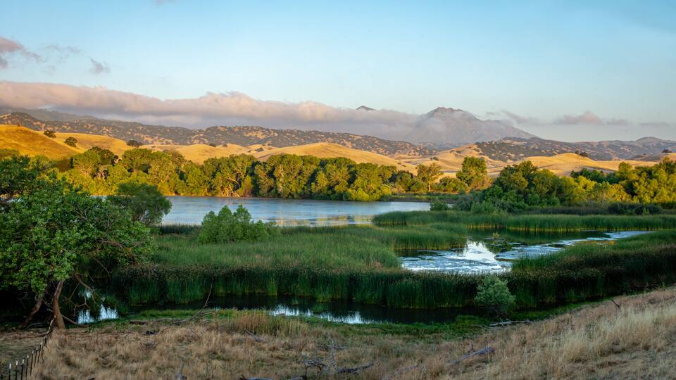 Mount Diablo and the Marsh Creek Reservoir