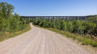 Road To High Trestle Railroad Bridge