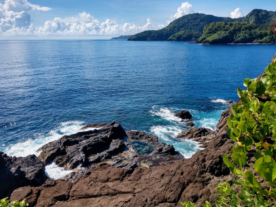 Almost 5,000 miles away from the US mainland, American Samoa National Park is a place few venture to. It's tropical climate, South Pacific views, unique culture, and opportunity for #adventure make it one of my favorite places. Even a short hike on the lower Sauma Ridge trail feels like an achievement when the temperature is reaching 100, but views like this make it worth it.