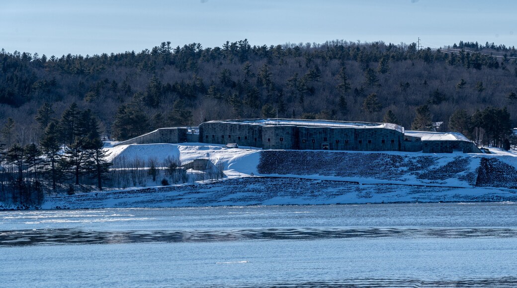 Prospect Maine Fort Knox as seen from Bucksport Maine
