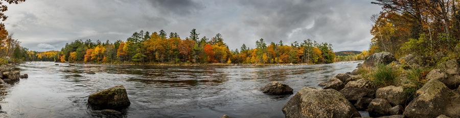 Penobscot River Panorama