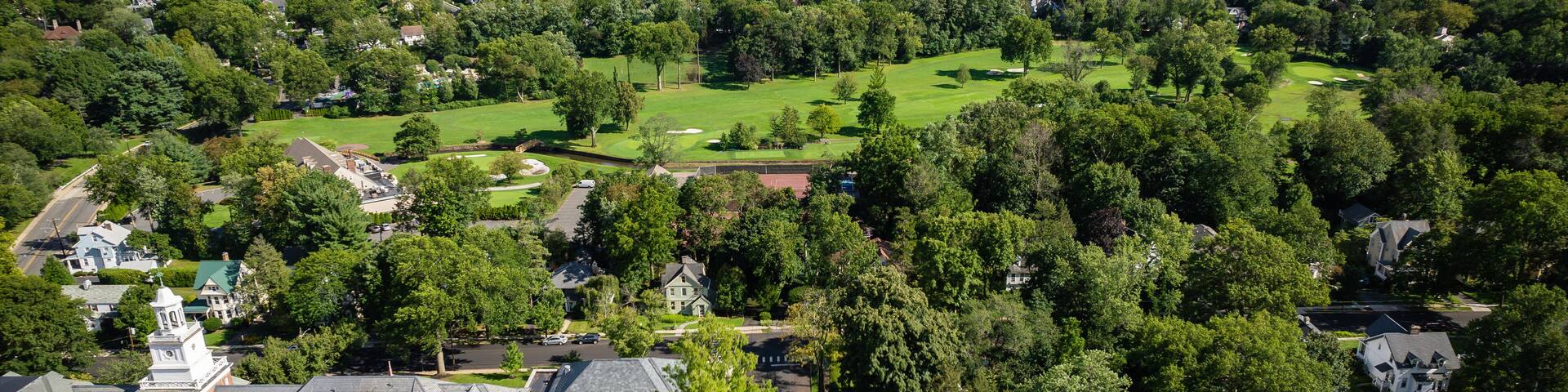 Aerial Landscape of Maplewood New Jersey