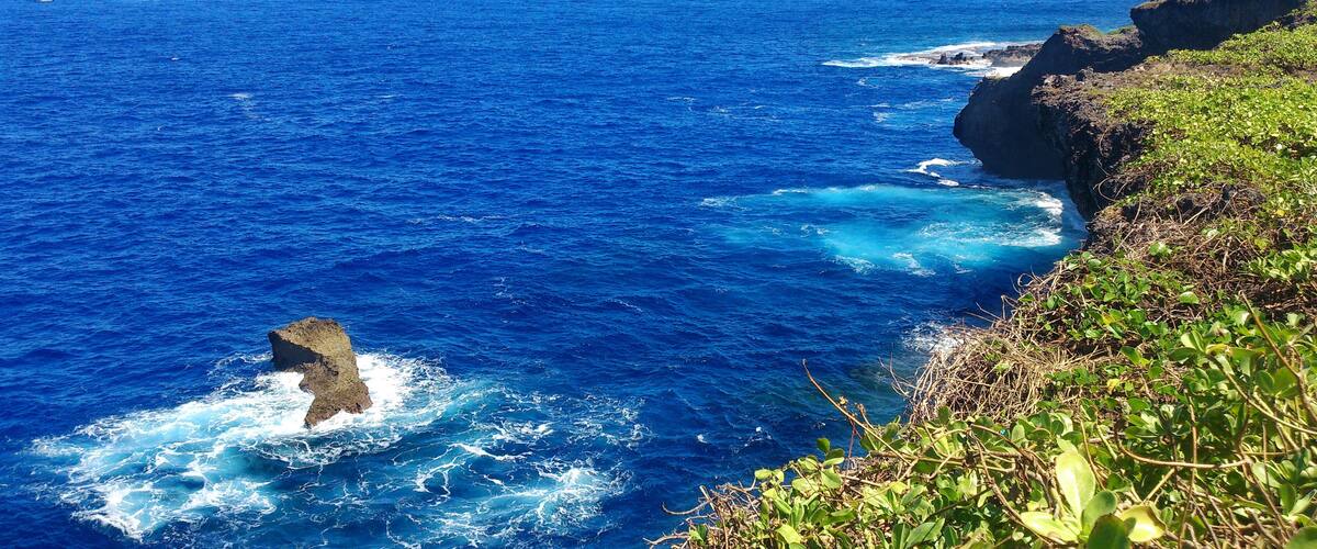 Good value on the island of Saipan. Banzai Cliff in Saipan..
