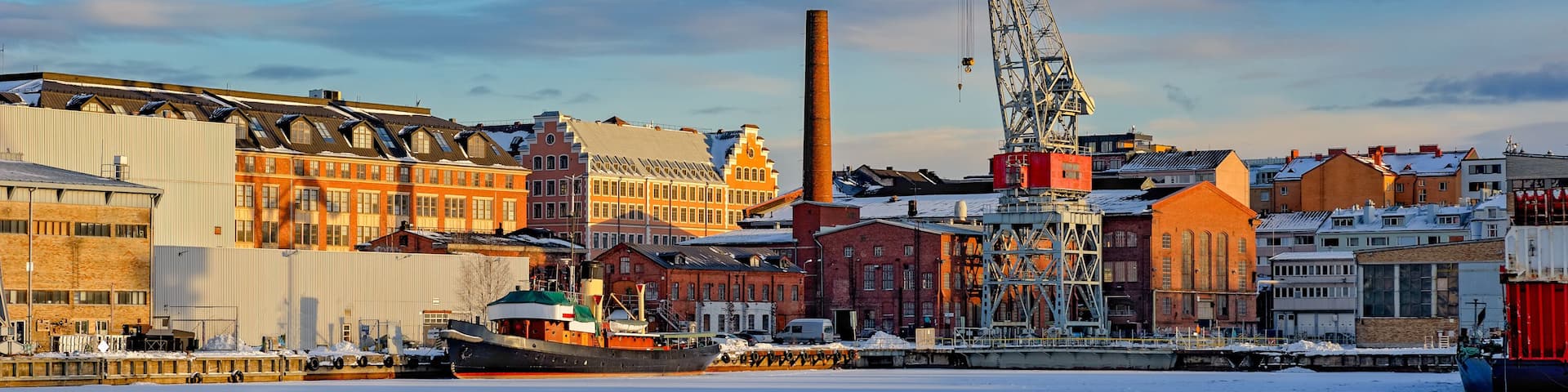 Shipyard in Helsinki West harbor