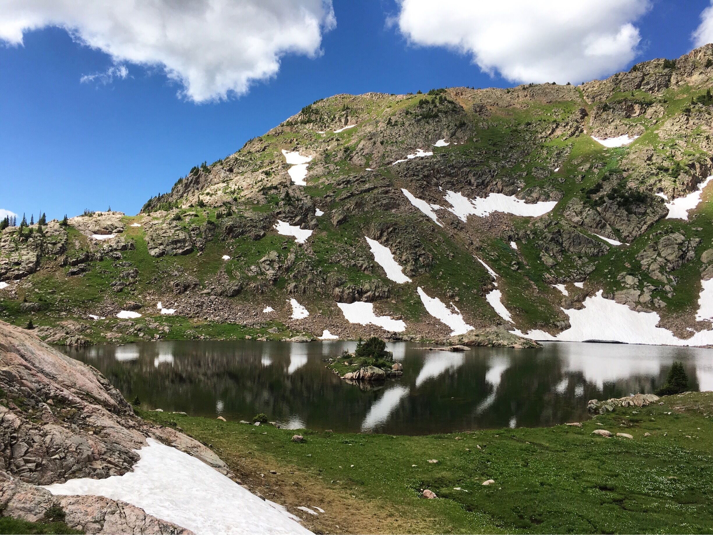 Booth Lake. 11 mile round trip hike. Camping spots available around lake. #hiking #colorado #lake