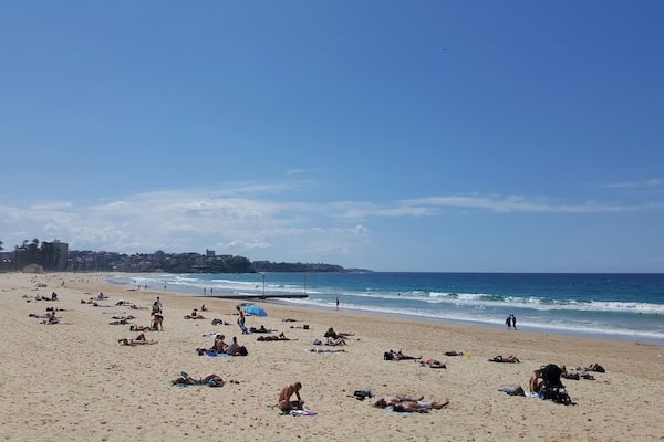 Manly beach, the ferry ride alone is worth coming here