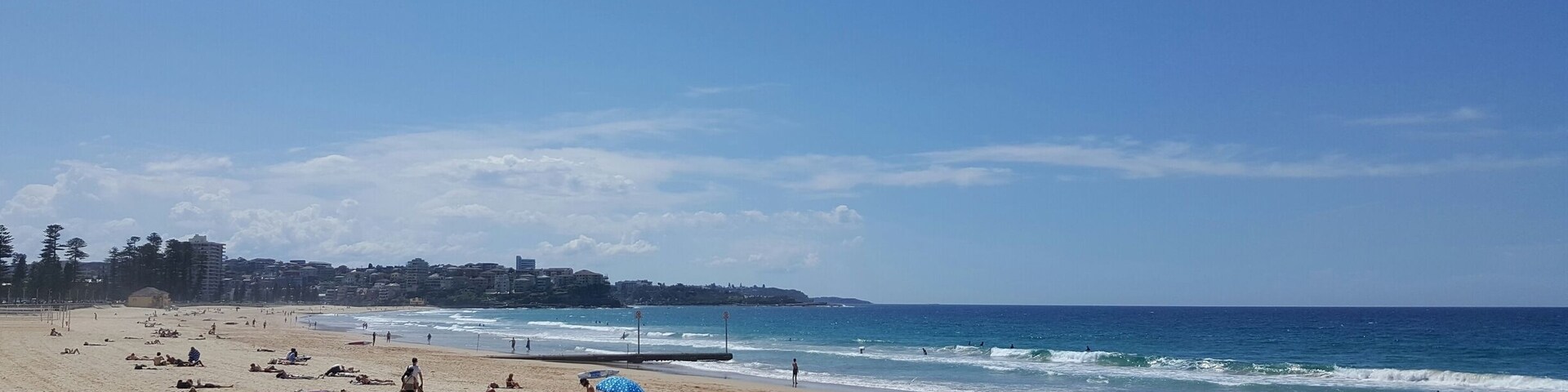 Manly beach, the ferry ride alone is worth coming here