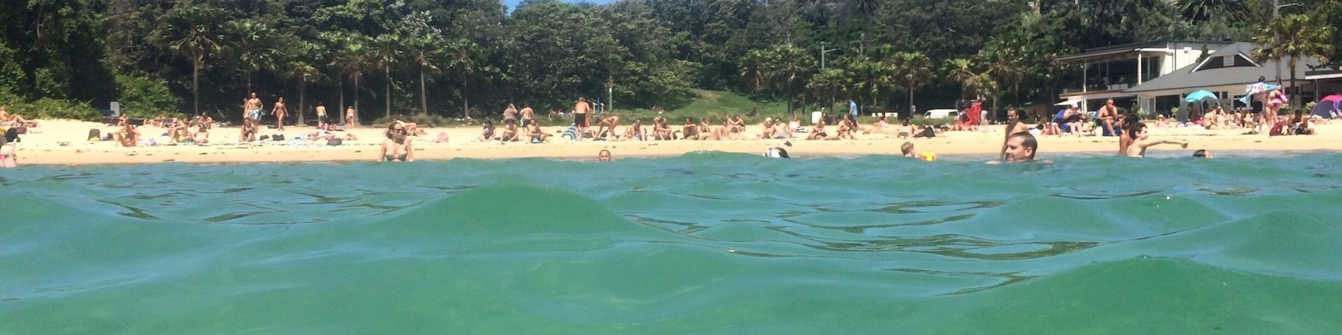 So hot yesterday in Sydney. A perfect little spot for a dip on the northern beaches #sydney #beach