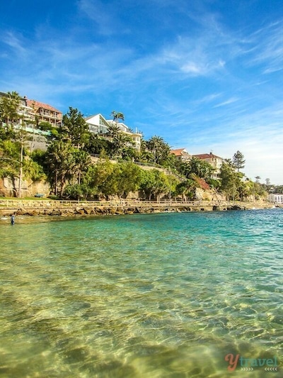 Shelly Beach in Manly is a very cool dive location for beginners in Sydney.
Shelly Beach is a popular shore diving location due to the fact it’s the only west-facing beach on the east coast of Australia – meaning it’s well protected – and it sits in the only Aquatic Reserve within Sydney, Cabbage Tree Bay.
Not a diver? Shelly Beach has a cool cafe and a great place just for a swim, and if I don’t come back again for more diving, I will definitely be back for breakfast, a cappuccino and to admire the views.