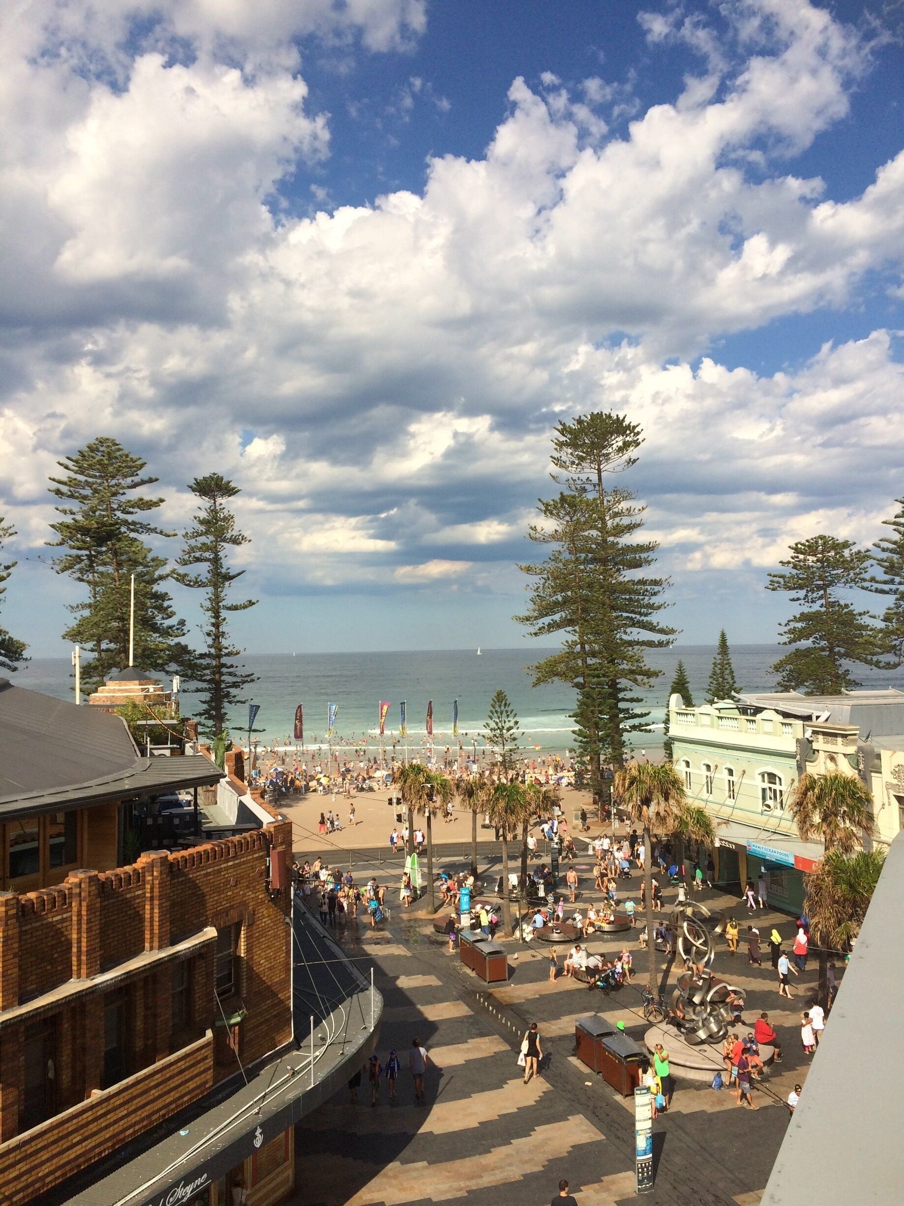 New Brighton Hotel, rooftop view!Good food, drinks and comfy couches on the rooftop!!