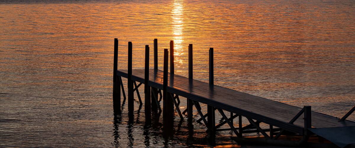 Texas Lake Sunset - Whitney