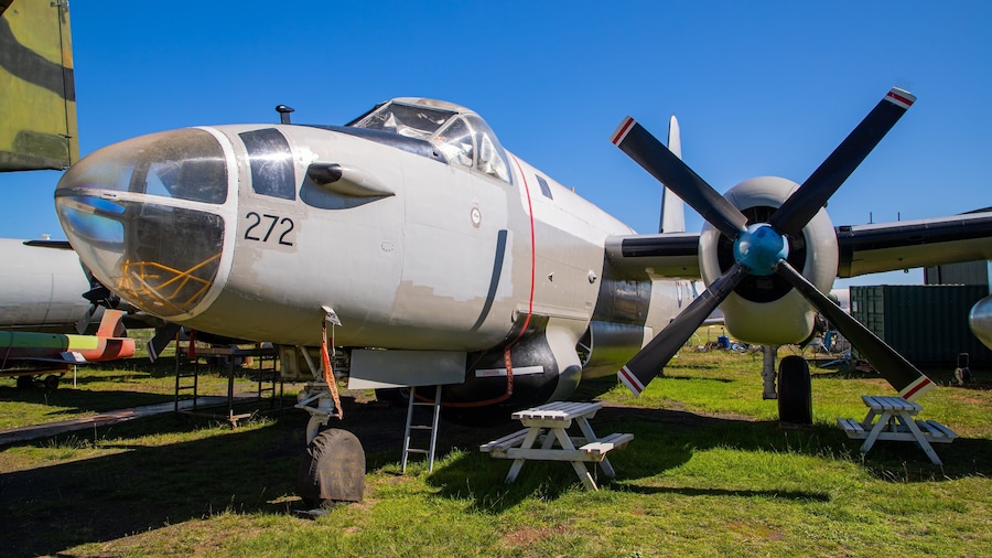 Parkes Aviation Museum showing aircraft