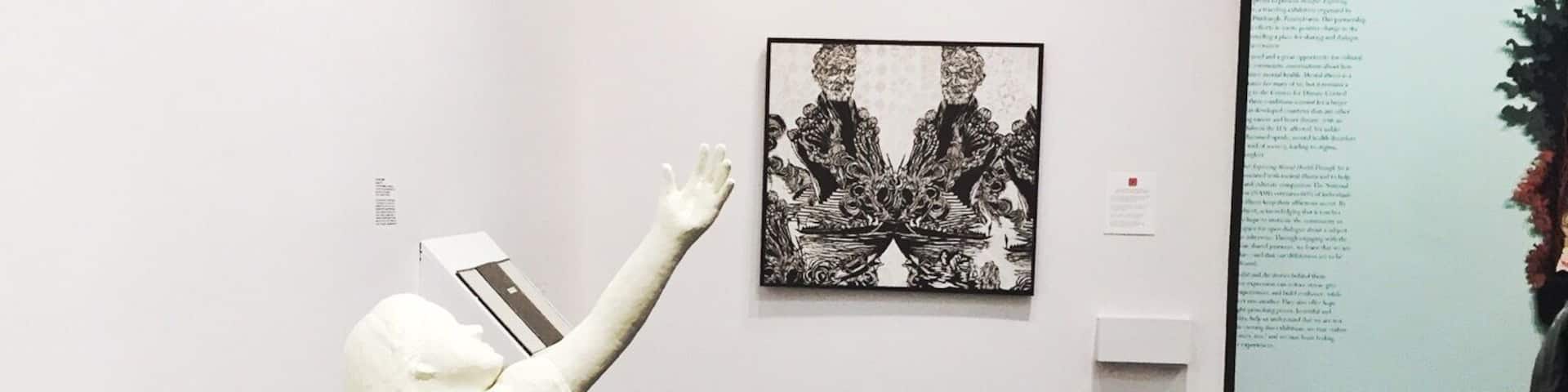 Mindful exhibit at Fuller Craft taken during Fall 2017