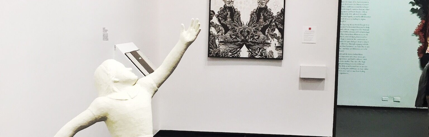 Mindful exhibit at Fuller Craft taken during Fall 2017