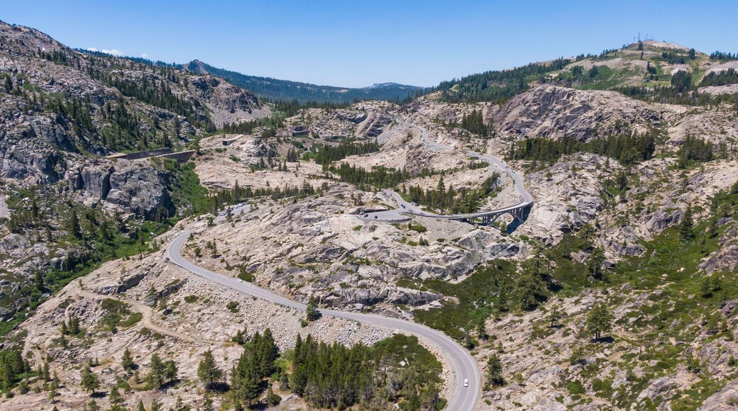 Aerial Photo Mountain Pass Soda Springs California