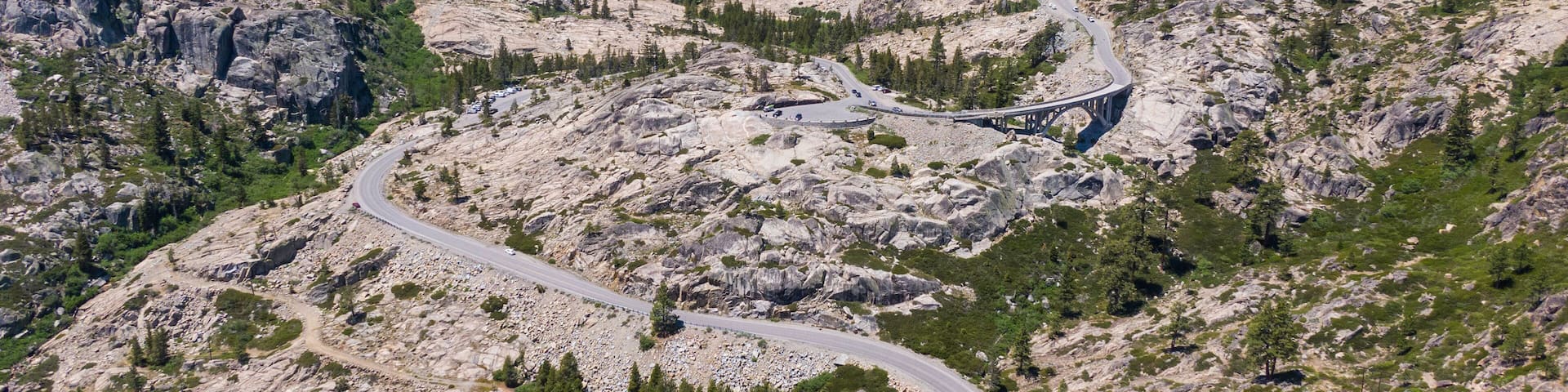 Aerial Photo Mountain Pass Soda Springs California