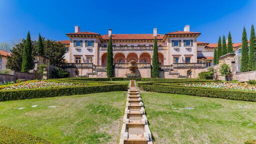 Beautiful landscape in the Philbrook Museum of Art