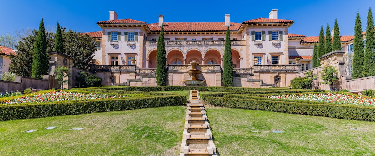 Beautiful landscape in the Philbrook Museum of Art