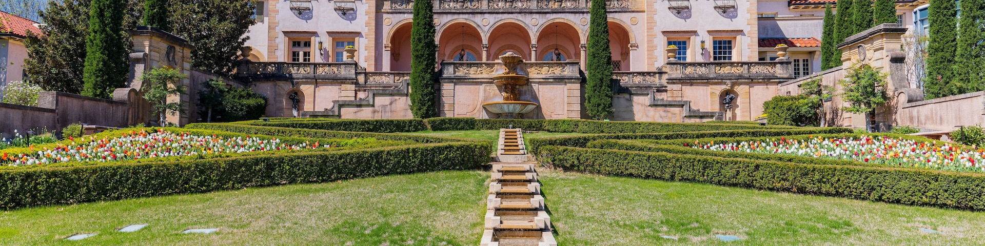 Beautiful landscape in the Philbrook Museum of Art