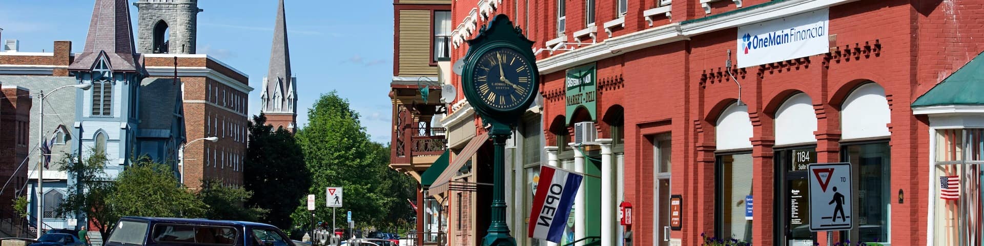 St. Johnsbury which includes street scenes