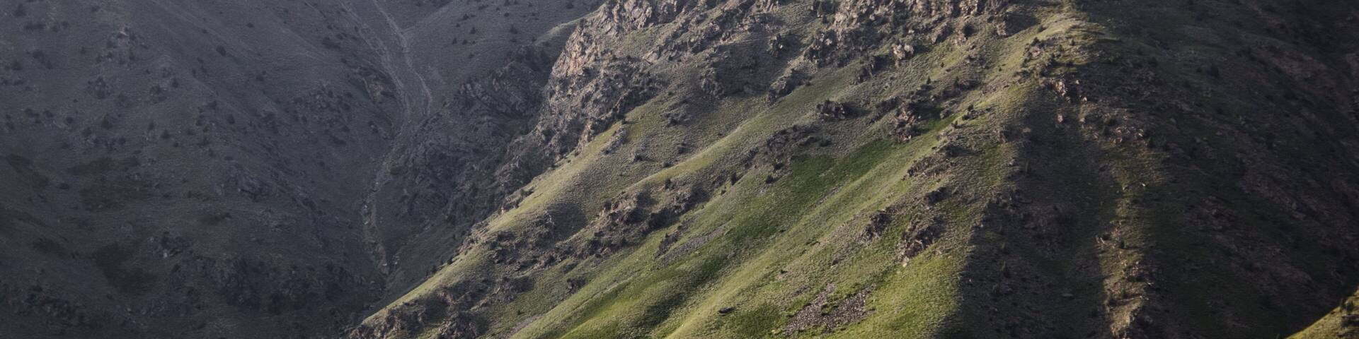 Beautiful view of mountains in Batakundi in Pakistan