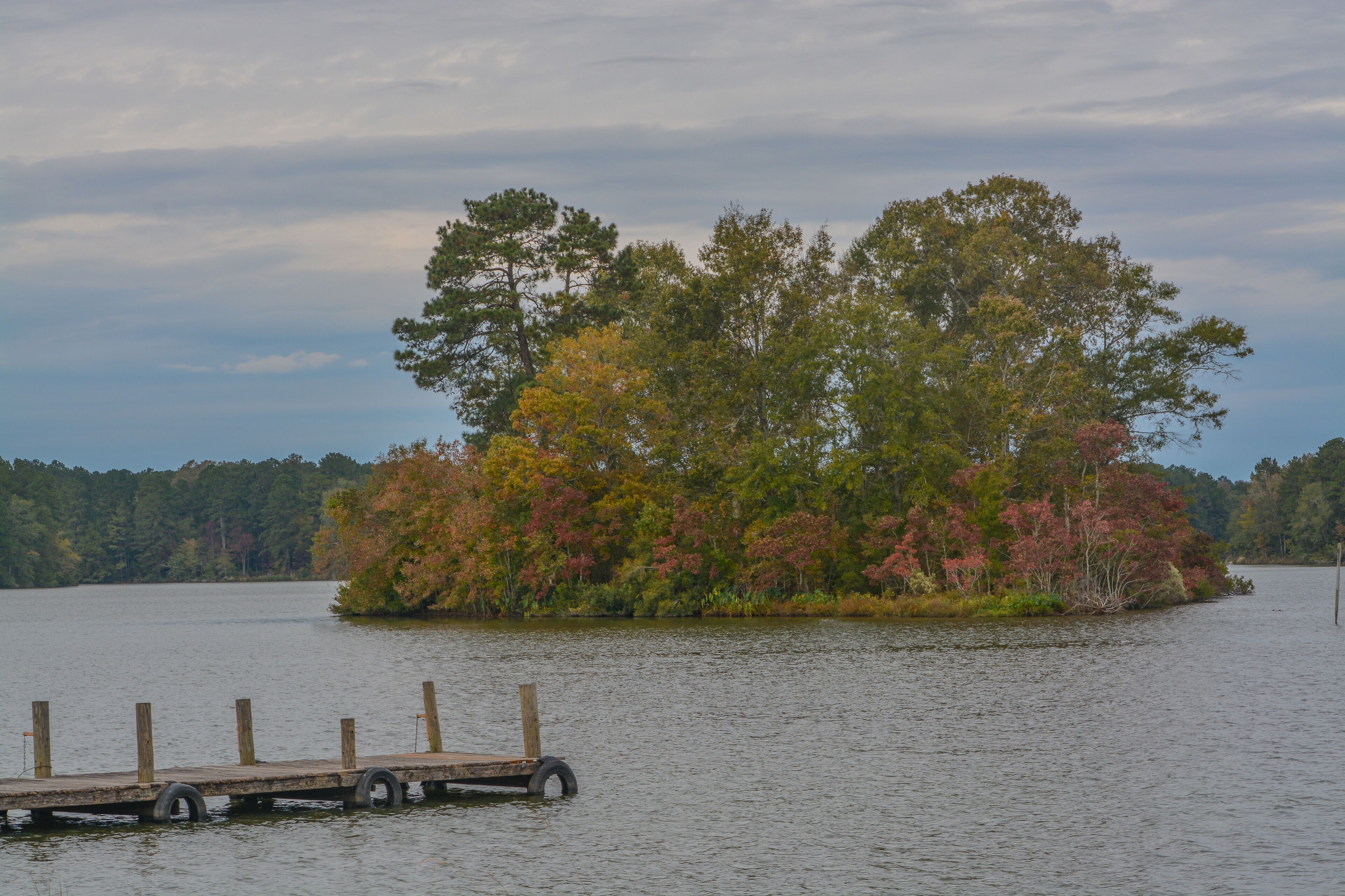Beautiful Lake Lincoln State park has many recreational areas to enjoy, in Lincoln, Lincoln County, Mississippi