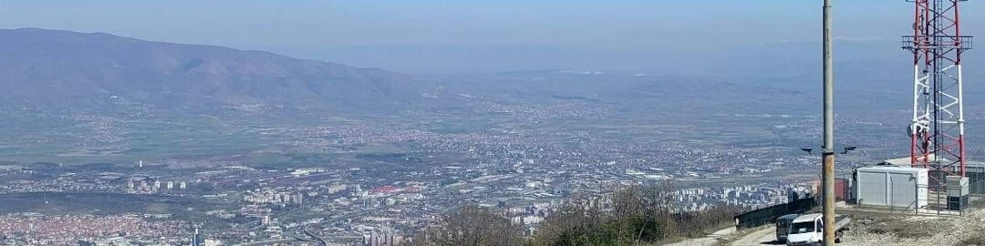 Birthday hike to the top of Mt. Vodno on a clear day #Macedonia #Skopje #hike #vodno.#Macedonian #traveller #travelphotogrpher