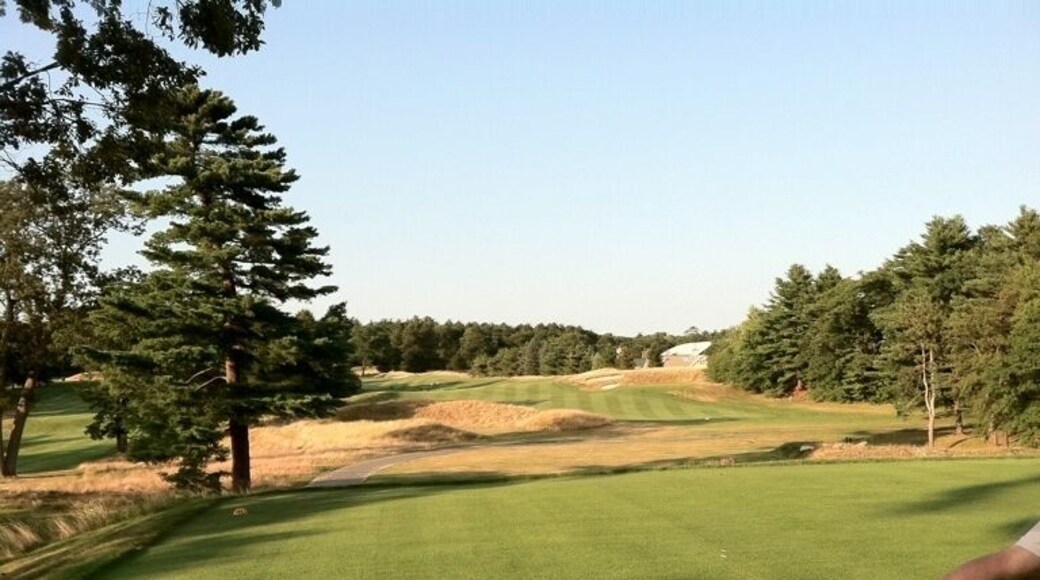 The 18th hole of the Open Course at The Country Club