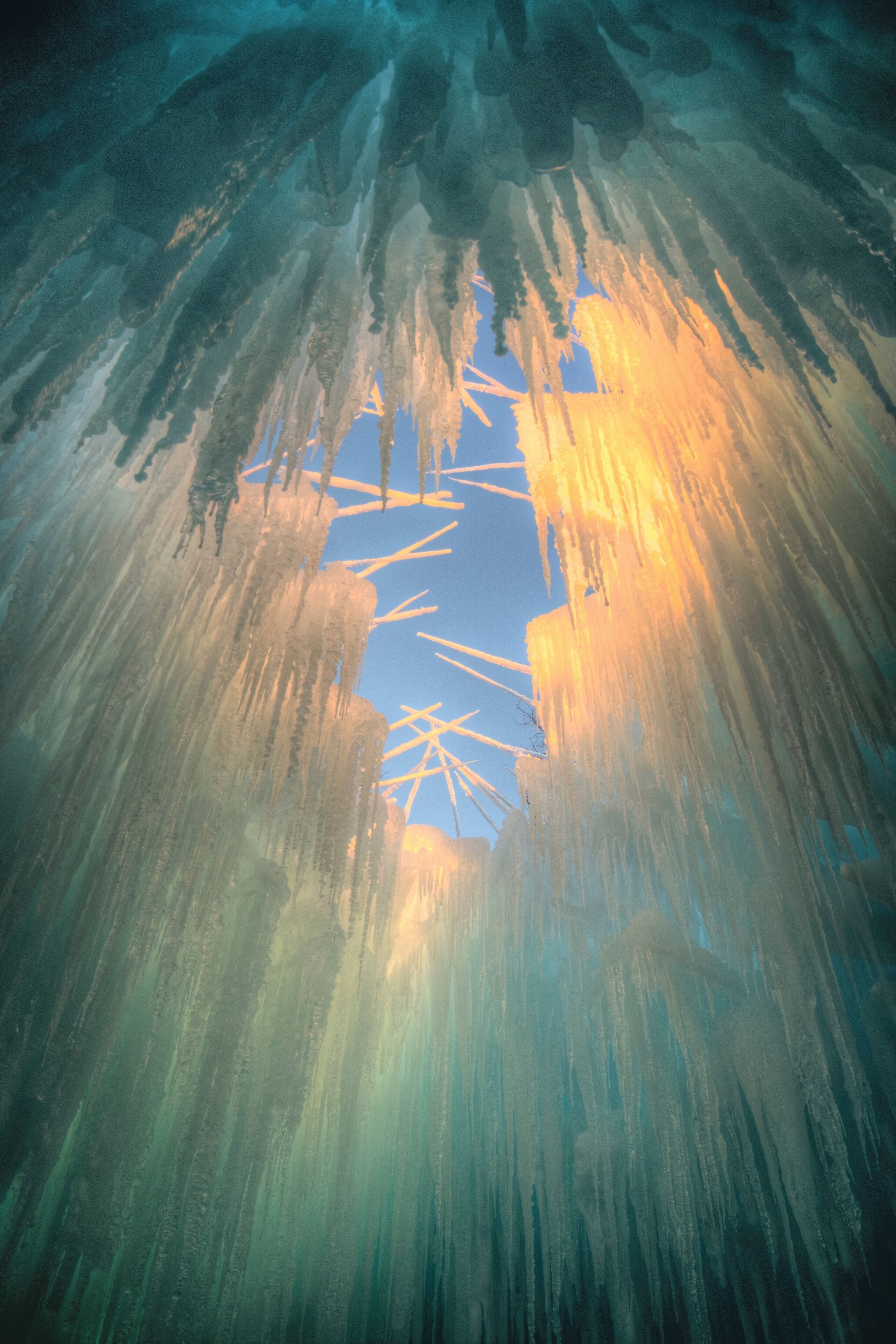 Ice Castle just outside of the Twin Cities Minnesota in Stillwater, Wisconsin