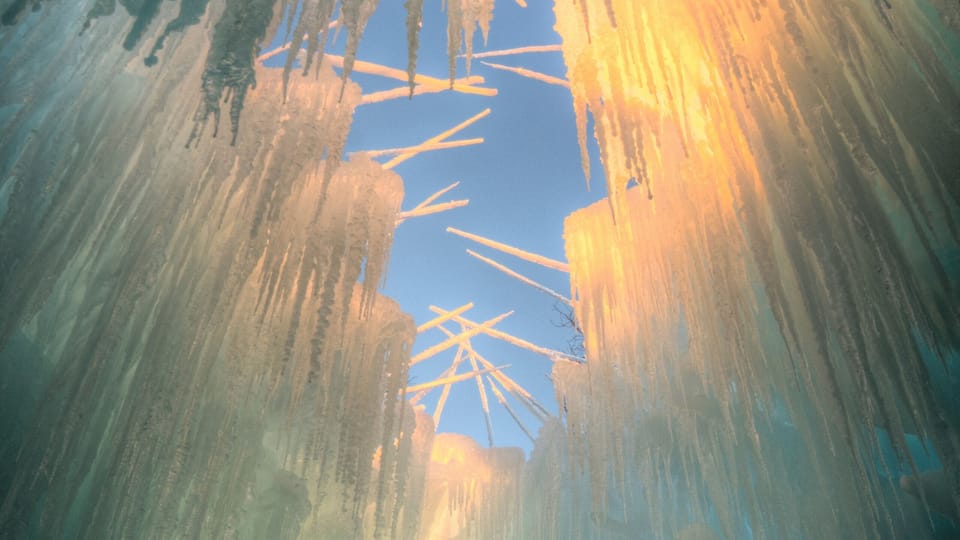 Ice Castle just outside of the Twin Cities Minnesota in Stillwater, Wisconsin
