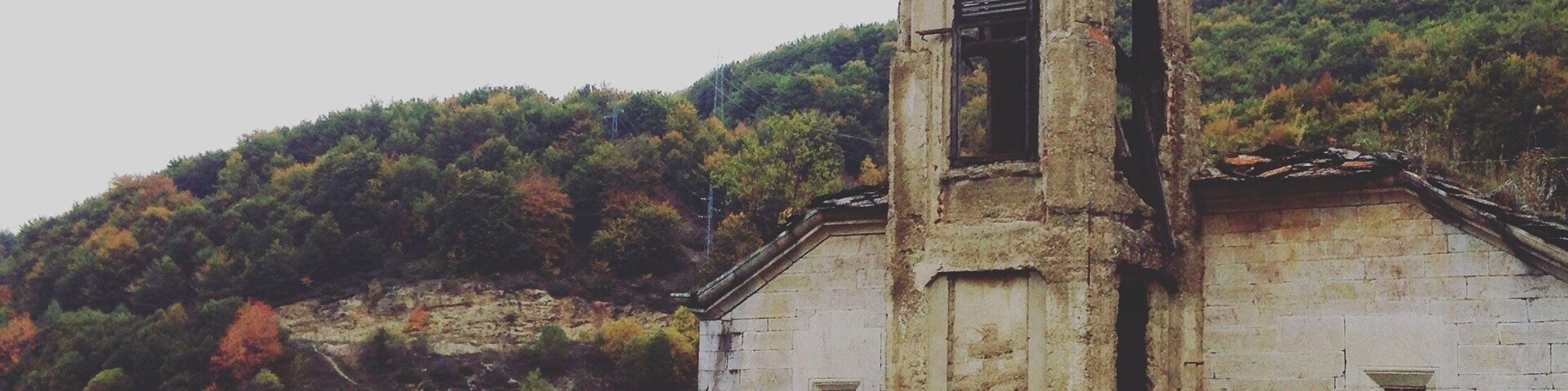 The abandoned church of St. Nikolas, (which is half submerged during the winter season giving the impression of floating atop the waves)
Read about my road trip through Mavrovo Park in Macedonia here: http://www.blocal-travel.com/road-trip/mavrovo-park-macedonia/